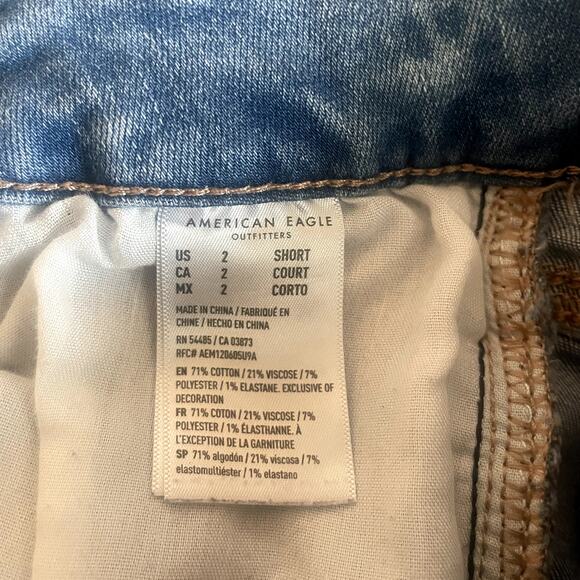 American Eagle Next Level Stretch Distressed Jegging Sz 2 Short - Picture 6 of 7